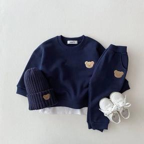 Cozy Bear Sweatsuit 2-Piece - Petite Cove 