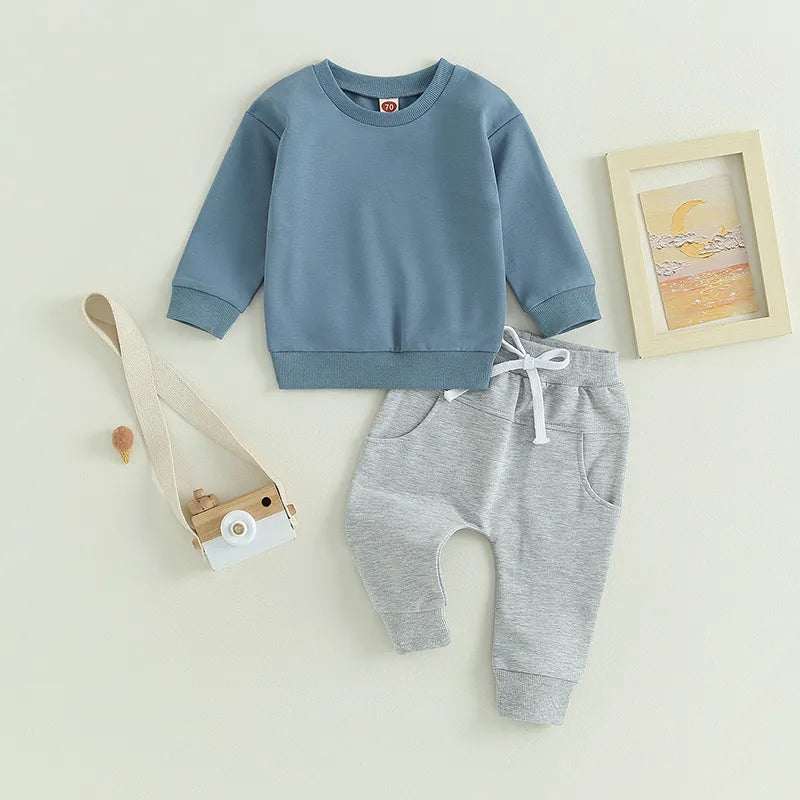 Classic Cozy Sweatsuit Set - Petite Cove 