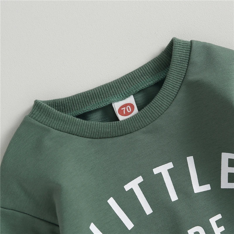 Little Dude Sweatsuit - Petite Cove 