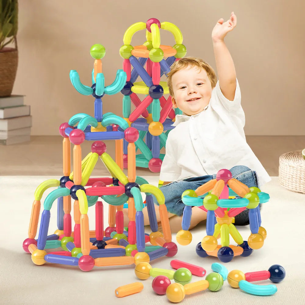 MagnetixStix Montessori Building Set for Kids - Petite Cove 