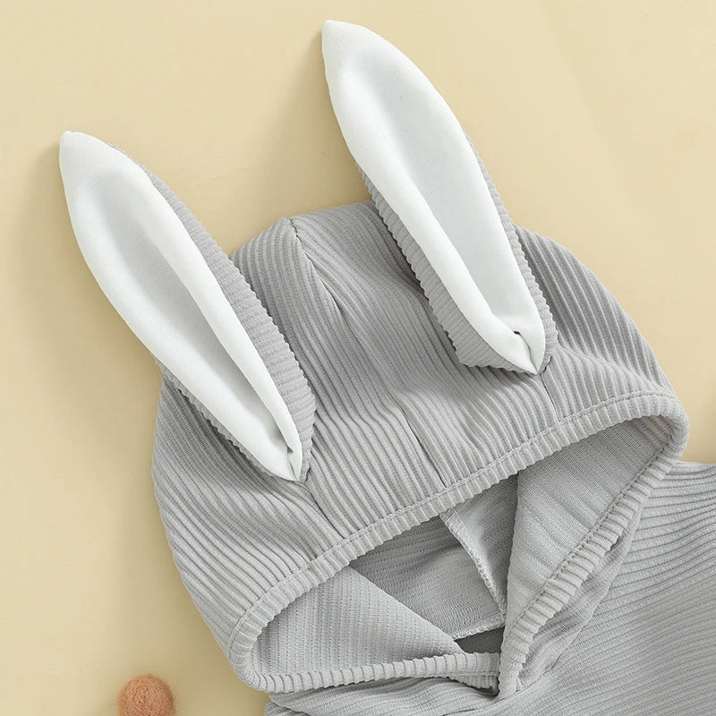 BunnyHop Romper with 3D Ears - Petite Cove 