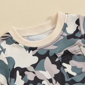 Camouflage Tee & Shorts Set - Petite Cove 