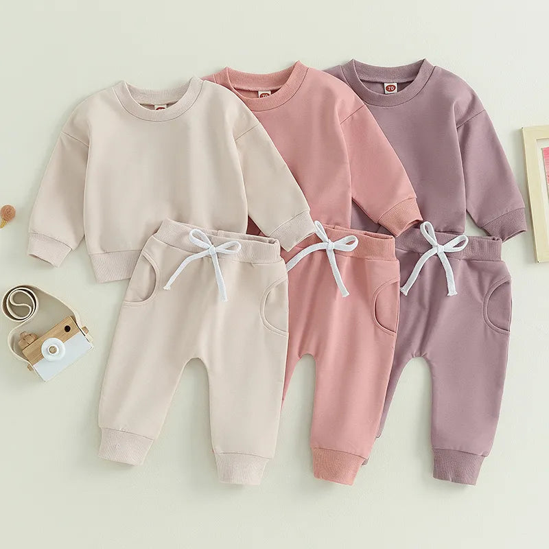 Classic Cozy Sweatsuit Set - Petite Cove 