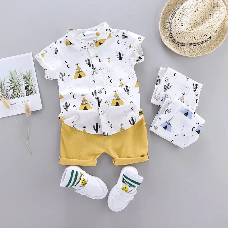 Desert Dreamer Shirt & Shorts Set - Petite Cove 