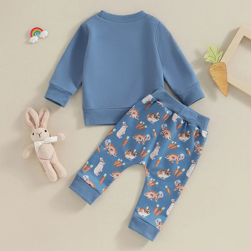 Hoppy Playtime Sweatsuit Set - Petite Cove 