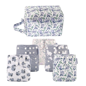 11-Piece Reusable Cloth Diaper Set - Petite Cove 