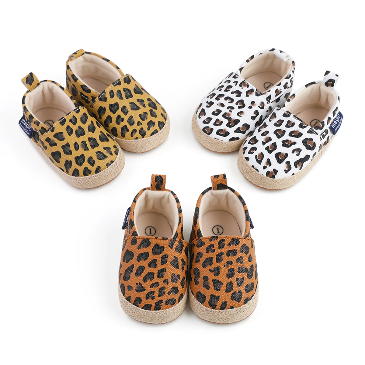 Leopard Print Slip-on Flats - Petite Cove 