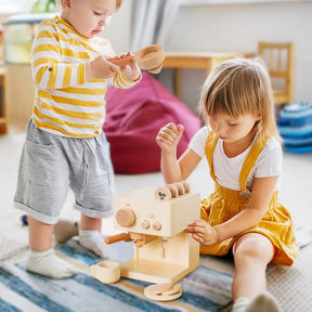 Little Barista Montessori Wooden Toy Set - Petite Cove 