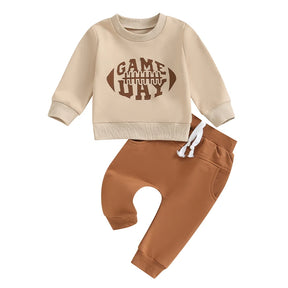 "Little MVP" Game Day Sweatsuit - Petite Cove 