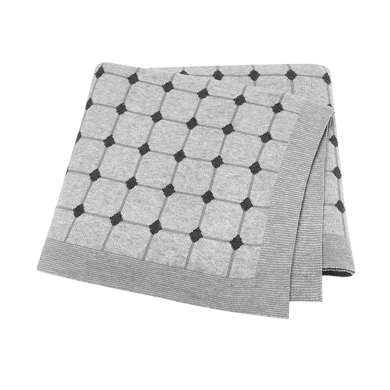 Petite Knit® Classic Plaid Blanket - Petite Cove 