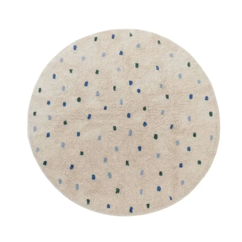 Blue Dots Rug - Petite Cove 