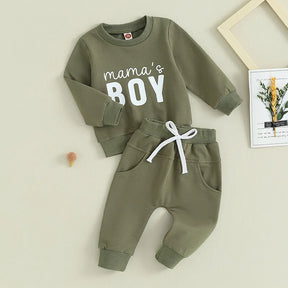 Mama's Boy Sweatsuit - Petite Cove 