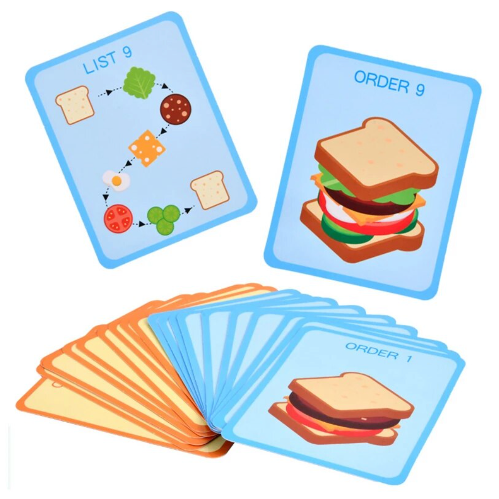 Montessori Stack-a-Burger: Educational Fun - Petite Cove 