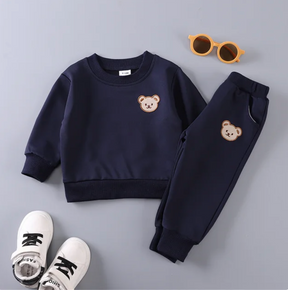 Cozy Bear Sweatsuit 2-Piece - Petite Cove 