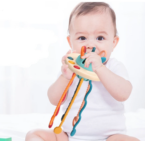 3-in-1 Montessori Teething & Sensory Educational Toy - Petite Cove 