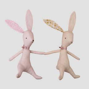 "Cuddle Hare" Handcrafted Cotton Plush Toy - Petite Cove 