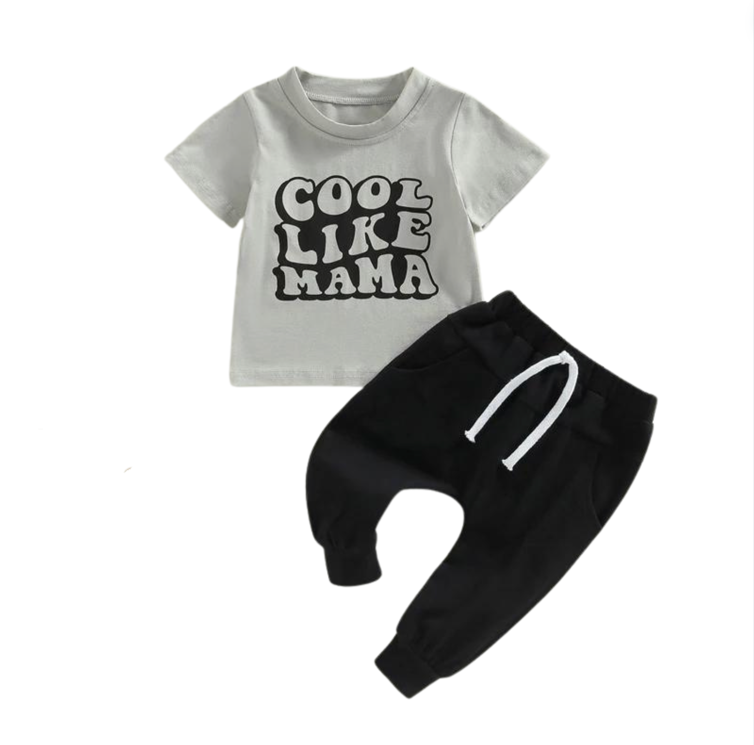 Cool Like Mama T-Shirt & Joggers Set - Petite Cove 