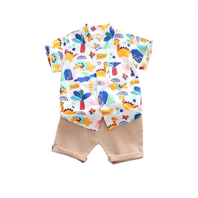 Jungle Jamboree Shirt & Shorts Set - Petite Cove 