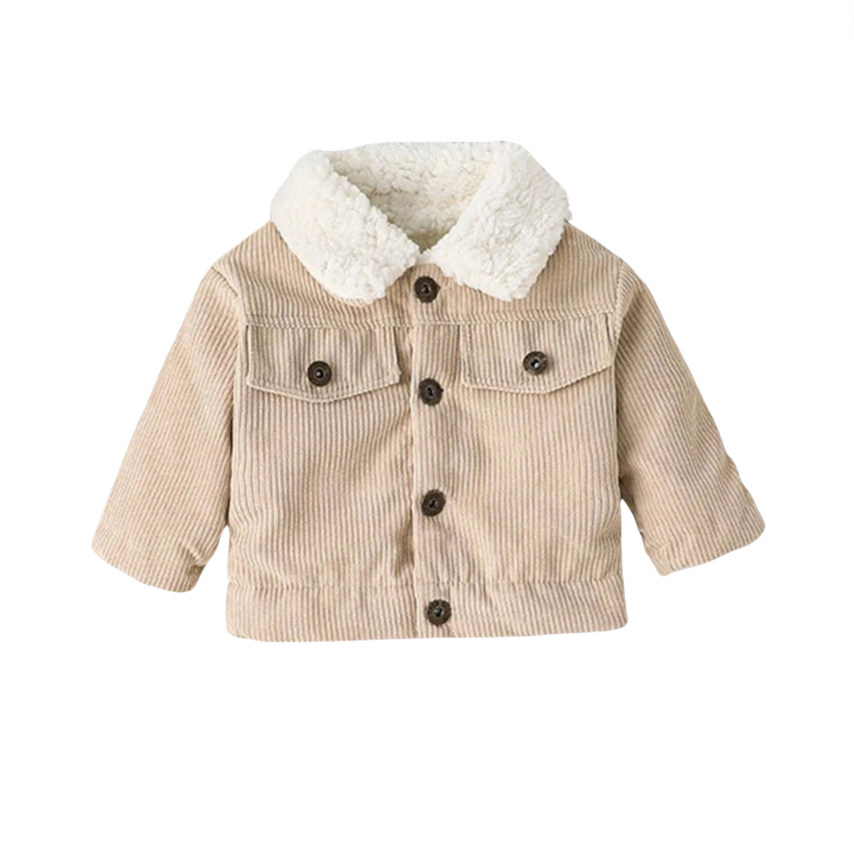 Tiny Trendsetter Corduroy Winter Coat - Petite Cove 