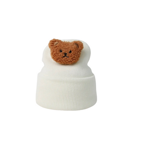 Bear Cutie Knit Baby Beanie - Petite Cove 