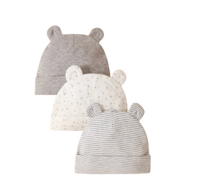 Cuddly Cub' 3-Piece Beanie Set - Petite Cove 