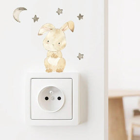 6-Pack Animal Light Switch Stickers - Petite Cove 