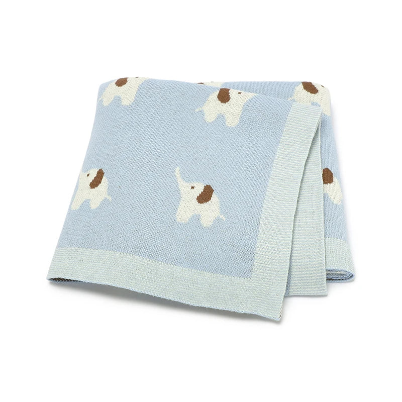 Petite Knit® Elephant Blanket - Petite Cove 