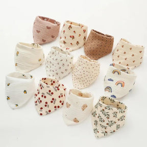 Boho-Chic Absorbent Bandana Bibs - Petite Cove 