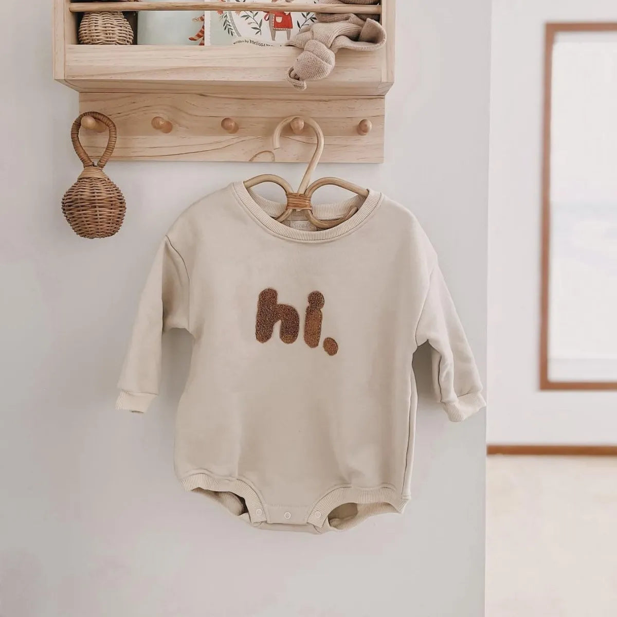 Hi-Embroidered Cotton Baby Romper - Petite Cove 