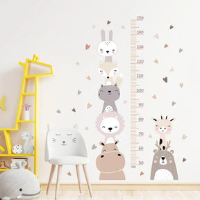 Heart Growth Chart Ruler: Forest Friends Edition - Petite Cove 