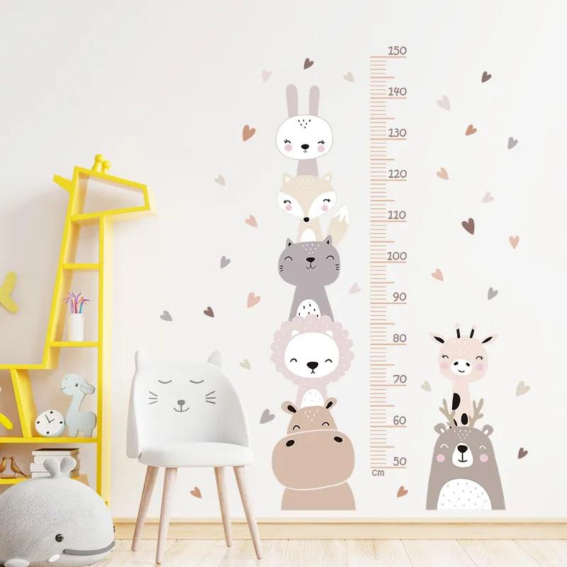 Heart Growth Chart Ruler: Forest Friends Edition - Petite Cove 