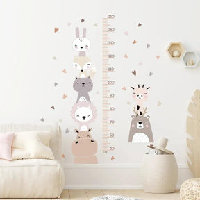 Heart Growth Chart Ruler: Forest Friends Edition - Petite Cove 