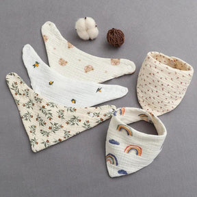 Boho-Chic Absorbent Bandana Bibs - Petite Cove 