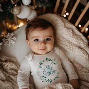 My First Christmas Long Sleeve Bodysuit